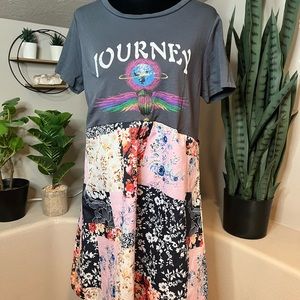 Reworked Band Tee Dress